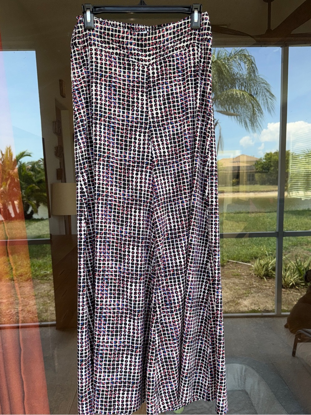 👉🏼LIKE NEW👈🏼 Wide Leg Patterned Funky Palazzo Pants Sz: M